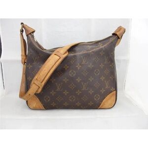 Louis Vuitton Monogram Tan and Brown Messenger Bag